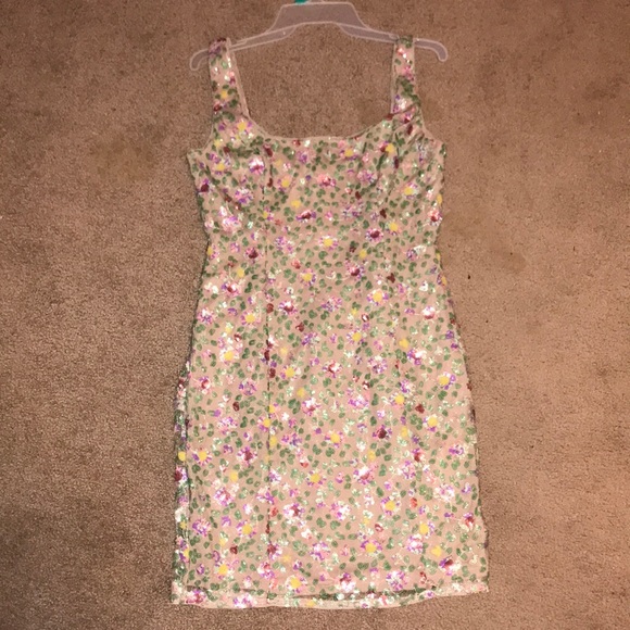 Cocktail sequence lined dress new with tag - Picture 1 of 11